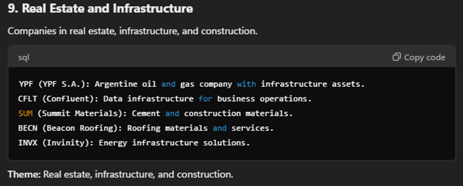 ChatGPT output 3